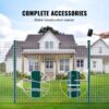 VEVOR 3 Fuß langer Zaunpfosten, 10er-Pack T-Pfosten Hochleistungs-Zaunpfosten aus Metall, stabile Zaunpfähle aus Stahl für Gartenhof, Rasen, Bauernhöfe und Maschendrahtzäune im Freien, grün – Bild 5