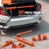 VEVOR Hydraulikzylinder Bausatz, tragbarer hydraulischer Wagenheber 10 t, mit 1,4 m Ölschlauch, Autokarosserierahmen-Reparaturset mit Aufbewahrungskoffer für Autoreparatur, Lkw, Bauernhof, Orange – Bild 2 VEVOR Hydraulikzylinder Bausatz, tragbarer hydraulischer Wagenheber 10 t, mit 1,4 m Ölschlauch, Autokarosserierahmen-Reparaturset mit Aufbewahrungskoffer für Autoreparatur, Lkw, Bauernhof, Orange – Bild 2