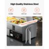 VEVOR kommerzieller Speisenwärmer, elektrischer Dampftisch mit 5 Behältern 1500 W, professionelles Buffet-Wasserbad aus Edelstahl mit Temperaturregelung von 30–80 °C für Catering Buffets Partys – Bild 5