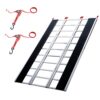 VEVOR Auffahrrampe, Verladerampe, Autorampe 680 kg, extra breite Verladeschiene, Auto Laderampe 2160 x 1375 mm, Dreifach faltbare Rampe, für Motorrad, Anhänger, ATV, UTV, Gartentraktor, Rasenmäher
