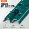 VEVOR 7 Fuß Zaunpfosten, 10er-Pack T-Pfosten Hochleistungs-Zaunpfosten aus Metall, stabile Zaunpfähle aus Stahl für Gartenhof, Rasen, Bauernhöfe und Maschendrahtzäune im Freien, grün – Bild 2 VEVOR 7 Fuß Zaunpfosten, 10er-Pack T-Pfosten Hochleistungs-Zaunpfosten aus Metall, stabile Zaunpfähle aus Stahl für Gartenhof, Rasen, Bauernhöfe und Maschendrahtzäune im Freien, grün – Bild 2