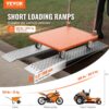 VEVOR Auffahrrampe, Verladerampe, Autorampe 680 kg, extra breite Verladeschiene, Auto Laderampe 2160 x 1375 mm, 2 Stk. Rampen, für Motorrad, Anhänger, ATV, UTV, Gartentraktor, Rasenmäher – Bild 2