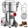 VEVOR elektrische Getreidemühle Hochgeschwindigkeits-Gewürzmühle 2 kg 3400 W, Pulverisiermaschine aus Edelstahl, für trockene Körner Gewürze Müsli Kaffee Mais Pfeffer, Schwenktyp 24 x 23 x 38 cm