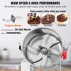 VEVOR elektrische Getreidemühle Hochgeschwindigkeits-Gewürzmühle 2 kg 3400 W, Pulverisiermaschine aus Edelstahl, für trockene Körner Gewürze Müsli Kaffee Mais Pfeffer, Schwenktyp 24 x 23 x 38 cm – Bild 4