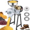 VEVOR Getreidemühle Gewürzmühle 3 kW, kommerzielle Maismühle mit Trichter, Pulvermaschine mit einstellbarer Stärke, Hochleistungs-Futtermehl-Müslimühle Weizenmühle Trocken- und Nassmühle 50 kg/h