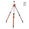 VEVOR Laser-Wasserwaagen-Stativ, 5/8"-11-Gewindehalterung, 45,07-114,37 Zoll Höhenverstellung, robustes Vermessungsstativ, mit Wasserwaage und Diffusionsbegrenzer, anhebbare, rutschfeste Füße für den Bau