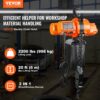 VEVOR Elektrischer Kettenzug, 998 kg Tragkraft, 6 m Hubhöhe, 11.500 U/min, Hebezug mit Kette, 100 m kabellose und 4,5 m kabelgebundene Fernbedienung, Seilwinde für Garage, Werkstatt und Zuhause – Bild 2