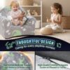 VEVOR Kindersofa Kleinkinderstuhl leuchtet im Dunkeln, weiches und bequemes Kleinkindersofa, Couch plüschiger kuscheliger Lesestuhl für Kinder, kleiner Armlehnenstuhl Spielzimmermöbel Geschenke – Bild 5