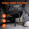 VEVOR Rollbrett Garagenrollbrett, 1016 mm, 150 kg Tragkraft, rollbares Rollbrett für Mechaniker und Garage, 515-695 mm höhenverstellbar, liegend oder aufrecht im Auto oder Lkw, für die Werkstatt – Bild 4