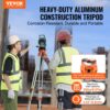 VEVOR Laser-Wasserwaagen-Stativ, 5/8"-11-Gewindehalterung, 16,53-65,55 Zoll Höhenverstellung, robustes Vermessungs-Stativ für Bau-Laser-Wasserwaagen-Scanner, einziehbare Beine, rutschfeste Füße, professionell – Bild 2