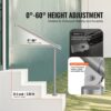 VEVOR Handläufe für Außentreppen, 80 cm Terrassengeländer-Set zur Wand- und Bodenmontage, Silber – Bild 3