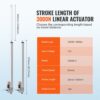 VEVOR 3000N Linear Actuator DC 12V Linearantrieb IP65 Elektrischer Linearmotor 500mm Hublänge Geräuschpegel ≤60dB Elektrische Türöffner 5mm/s Fahrgeschwindigkeit Lineartechnik Verstellantrieb – Bild 3