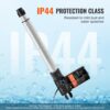 VEVOR 24V Linearaktuator-Kit 25,4cm 2,5 cm/s 99,79kg/1000N mit IP44-Schutz – Bild 4