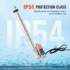 VEVOR 1000N Linear Actuator DC 12V Linearantrieb IP54 Elektrischer Linearmotor 300mm Hublänge Geräuschpegel ≤50dB Elektrische Türöffner 14mm/s Fahrgeschwindigkeit Lineartechnik Verstellantrieb – Bild 4 VEVOR 1000N Linear Actuator DC 12V Linearantrieb IP54 Elektrischer Linearmotor 300mm Hublänge Geräuschpegel ≤50dB Elektrische Türöffner 14mm/s Fahrgeschwindigkeit Lineartechnik Verstellantrieb – Bild 4