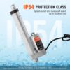 VEVOR 1000N Linear Actuator DC 12V Linearantrieb IP54 Elektrischer Linearmotor 150mm Hublänge Geräuschpegel ≤50dB Elektrische Türöffner 14mm/s Fahrgeschwindigkeit Lineartechnik Verstellantrieb – Bild 4