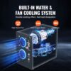 VEVOR PCP-Luftkompressor, 4500 PSI/30 MPa tragbarer PCP-Luftgewehrkompressor – Eingebautes Wasser- und Lüfterkühlsystem, Auto-Stopp DC12 V/AC230 V Paintball-Tankkompressor für Luftgewehr, Tauchflasche – Bild 3