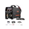 VEVOR Pro MIG-Schweißgerät, 200 Ampere Pluse MIG-Welder, 5-in-1 Schweißer MIG Pluse, gasloses MIG, Gas-MIG, MMA und Lift WIG, mit IGBT-Wechselrichtertechnologie und LCD-Bildschirmanzeige