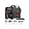 VEVOR MIG-Schweißgerät, 200 A synergetische MIG-Schweißmaschine, 4-in-1-Gas-MIG/Flux Core-MIG/Stick/Lift-TIG-Mehrprozess-Welder mit IGBT-Wechselrichtertechnologie und LCD-Bildschirmanzeige