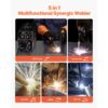 VEVOR Pro MIG-Schweißgerät, 250 Ampere Pluse MIG-Schweißer, 5-in-1 Synergie-Welder Gasloses MIG, Gas-MIG, MMA, Lift-TIG, MIG Pluse mit IGBT-Wechselrichtertechnologie und LCD-Bildschirmanzeige – Bild 2