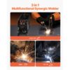VEVOR MIG-Schweißgerät, 130 A synergetische MIG-Schweißmaschine, 3-in-1-Flusskern-MIG/MMA/Lift-TIG-Mehrprozess-Schweißer, Welder mit IGBT-Wechselrichtertechnologie und digitalem Anzeigebildschirm – Bild 2