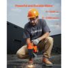 VEVOR 20 V bürstenloser Akku-Bohrhammer kabellos, Lithium-Ionen 28 mm Bohrhammer, SDS-Plus Elektro-Leichtbausatz mit Akku & Ladegerät & Tragekoffer, 4 Funktionen, 1200 U/min, 5300 BPM – Bild 2