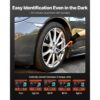 VEVOR digitaler Drehmomentschlüssel Set mit 1/2 3/8 Zoll Antrieb 72 Zähne ±2 % präziser elektronischer Drehmomentschlüssel mit voreingestelltem Wert & Summer & LED-Benachrichtigung Autoreparatur – Bild 4