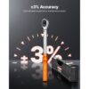 VEVOR Klick-Drehmomentschlüssel, 3/8 Zoll Antrieb 5-60 N.m, Zweiwege-Drehmomentschlüssel mit Stecknüssen & Verlängerung & Bohrer, 72 Zähne ±3 % hohe Präzision legierter Stahl für Autoreparatur – Bild 3