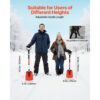 VEVOR Schneeschaufel, 22 cm Schneeräumer mit D-förmigem Griff, Schneeschieber 910–1020 mm, Schneeschippe, Schneeschüppe, Schneeräumwerkzeug aus Aluminiumlegierung für Garten, Auto, Camping – Bild 3 VEVOR Schneeschaufel, 22 cm Schneeräumer mit D-förmigem Griff, Schneeschieber 910–1020 mm, Schneeschippe, Schneeschüppe, Schneeräumwerkzeug aus Aluminiumlegierung für Garten, Auto, Camping – Bild 3