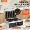 VEVOR kommerzieller Waffeleisen Waffel Maker 6-teilig 1500 W, für Restaurant, Snackbar Familie – Bild 2