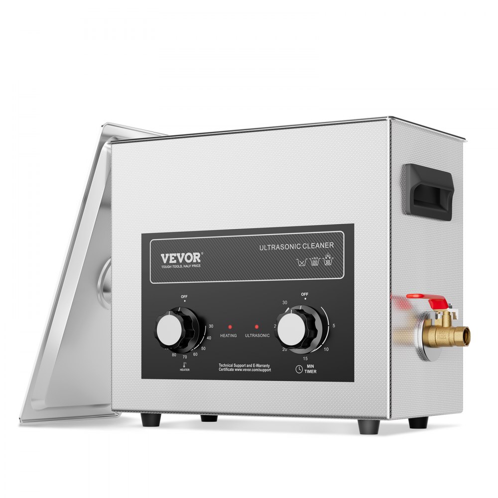 VEVOR Ultraschallreiniger mit Heiztimer & Korb 6 L professionelle digitale Schallkavitationsmaschine