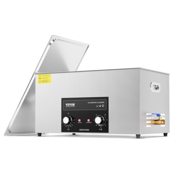 VEVOR 22 L Ultraschallreiniger mit Heiztimer & Korb professionelle digitale Schallkavitationsmaschine