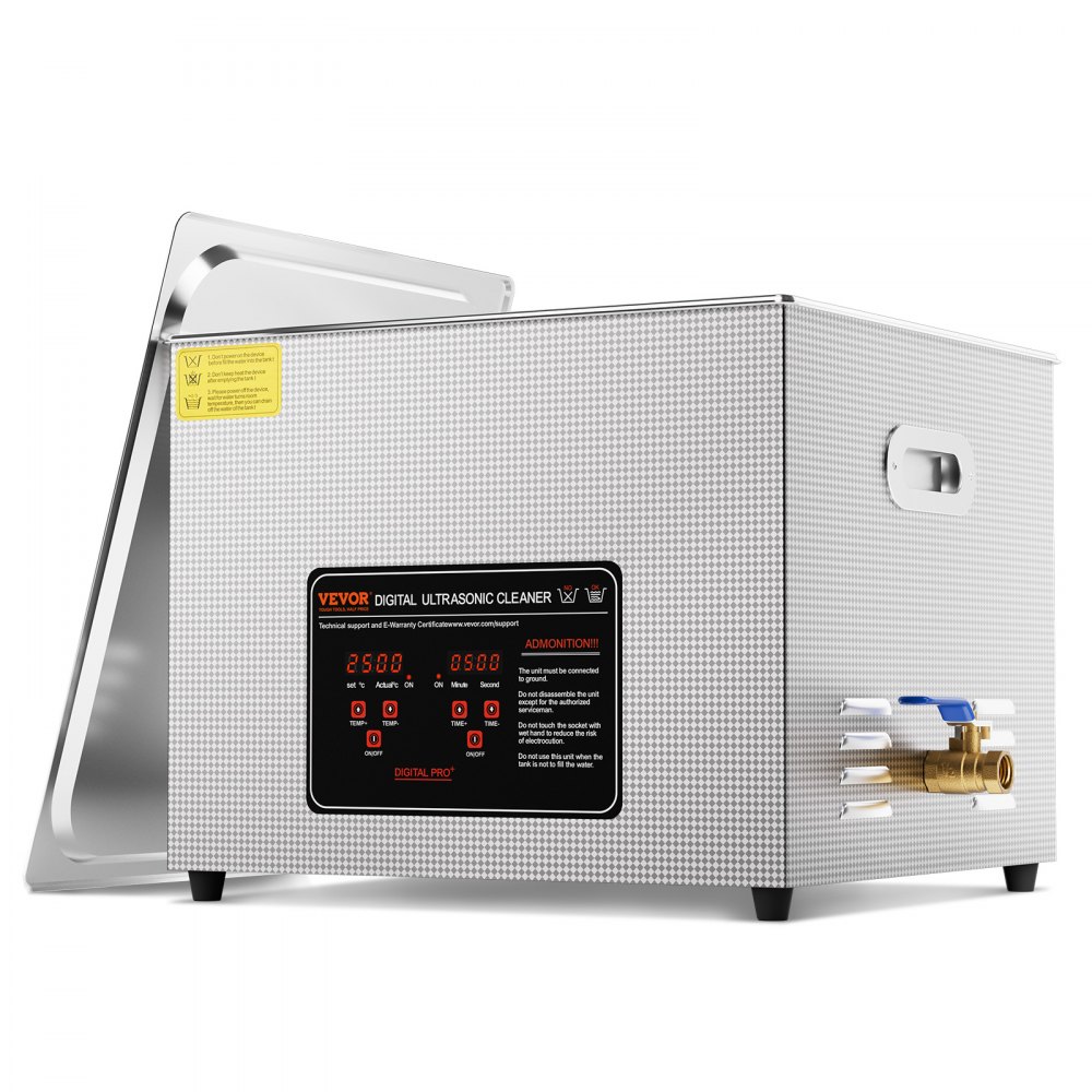 VEVOR Ultraschallreiniger 15 L professionelle 360 W Reinigungsmaschine mit Timer & Heizung