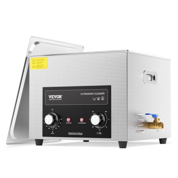 VEVOR 15 L Ultraschallreiniger mit Heiztimer & Korb professionelle digitale Schallkavitationsmaschine VEVOR 15 L Ultraschallreiniger mit Heiztimer & Korb professionelle digitale Schallkavitationsmaschine