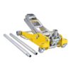 VEVOR hydraulischer Rangierwagenheber Wagenheber mit niedrigem Profil 3 t, robuster hydraulischer Wagenheber aus Aluminium hydraulischer Wagenheber mit Doppelkolben-Schnellhubpumpe, gelb 93-465 mm