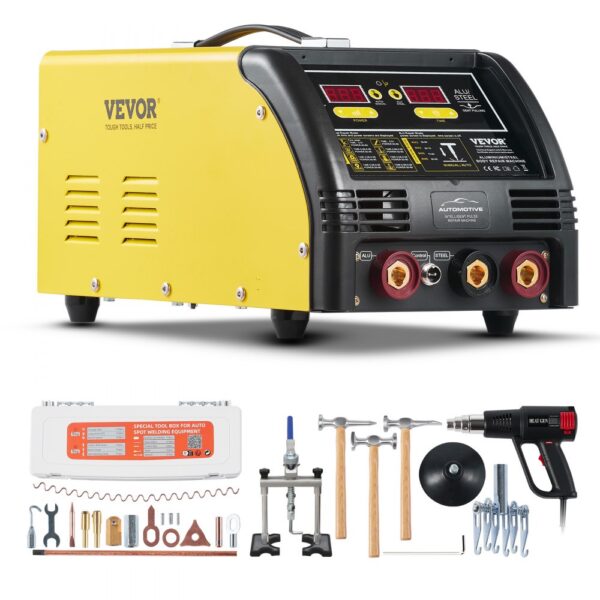 VEVOR Dual Ausbeulspotter Deluxe AL/Fe Dellenreparatur-Set