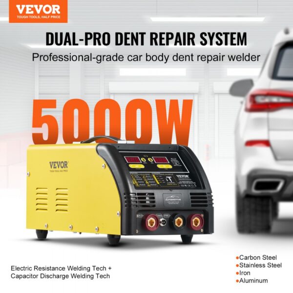 VEVOR Dual Ausbeulspotter Deluxe AL/Fe Dellenreparatur-Set – Bild 2