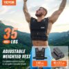 VEVOR Verstellbare Gewichtsweste 15,85 kg mit Eisengewichten & Schulterpolster & Reflektorstreifen – Bild 2
