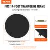 VEVOR Ersatz-Trampolinmatte Sprungmatte universell für rundes 426 cm Trampolin – Bild 2