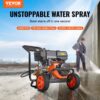 VEVOR Benzin-Hochdruckreiniger, 4400 PSI 15 L/min, Terrassenreinger mit Kupferpumpe, Hochdruckpistole & Verlängerungsstab, 5-Düsen-Set, für Autos, Zäune, Häuser, Einfahrten, Terrassen, Möbel – Bild 2 VEVOR Benzin-Hochdruckreiniger, 4400 PSI 15 L/min, Terrassenreinger mit Kupferpumpe, Hochdruckpistole & Verlängerungsstab, 5-Düsen-Set, für Autos, Zäune, Häuser, Einfahrten, Terrassen, Möbel – Bild 2