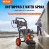 VEVOR Benzin-Hochdruckreiniger, 3950 PSI 10 L/min, 2,6 GPM Terrassenreinger mit Kupferpumpe, Hochdruckpistole & Verlängerungsstab, 5-Düsen-Set, für Autos, Zäune, Häuser, Einfahrten, Terrassen – Bild 2 VEVOR Benzin-Hochdruckreiniger, 3950 PSI 10 L/min, 2,6 GPM Terrassenreinger mit Kupferpumpe, Hochdruckpistole & Verlängerungsstab, 5-Düsen-Set, für Autos, Zäune, Häuser, Einfahrten, Terrassen – Bild 2