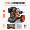 VEVOR Benzin-Hochdruckreiniger, 3950 PSI 10 L/min, 2,6 GPM Terrassenreinger mit Kupferpumpe, Hochdruckpistole & Verlängerungsstab, 5-Düsen-Set, für Autos, Zäune, Häuser, Einfahrten, Terrassen – Bild 3 VEVOR Benzin-Hochdruckreiniger, 3950 PSI 10 L/min, 2,6 GPM Terrassenreinger mit Kupferpumpe, Hochdruckpistole & Verlängerungsstab, 5-Düsen-Set, für Autos, Zäune, Häuser, Einfahrten, Terrassen – Bild 3