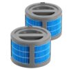 VEVOR Ersatzfilter für Verdunstungsbefeuchter, 2er-Pack, kompatibel mit VEVOR 10L (2,64 G) Verdunstungsbefeuchter Modell BZT-242, einfach zu installieren für eine längere Filterlebensdauer
