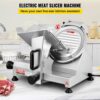 VEVOR Kommerzieller Fleisch Allesschneider 200 W, Elektrische Aufschnittmaschine Lebensmittelschneider mit 20,32 cm-Kohlenstoffstahlklinge, 0–12 mm Einstellbare Dicke für Fleisch, Käse usw. – Bild 2