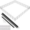 VEVOR Poolzaun 1,21 x 32,91 m, abnehmbarer Kindersicherheitszaun, einfach selbst zu installierender Swimmingpoolzaun, 340 g Teslin PVC-Poolzaunnetz schützt Kinder und Haustiere