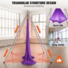 VEVOR Aerial Yoga Hängematte mit Yogarahmen 12 x 2,6 m, Lila Yoga Swing Air Fliegen, Yoga-Schaukel Hammock Swing 250 kg Max. Tragfähigkeit, inkl. Yoga-Socken & Fußpolster, Anti-Gravity-Übungen – Bild 5 VEVOR Aerial Yoga Hängematte mit Yogarahmen 12 x 2,6 m, Lila Yoga Swing Air Fliegen, Yoga-Schaukel Hammock Swing 250 kg Max. Tragfähigkeit, inkl. Yoga-Socken & Fußpolster, Anti-Gravity-Übungen – Bild 5