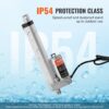 VEVOR 1500N Linear Actuator DC 12V Linearantrieb IP54 Elektrischer Linearmotor 150mm Hublänge Geräuschpegel ≤60dB Elektrische Türöffner 5mm/s Fahrgeschwindigkeit Lineartechnik Verstellantrieb – Bild 4