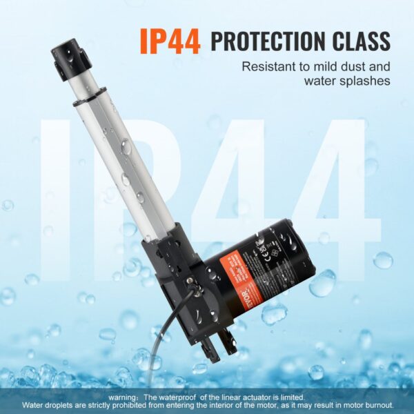 VEVOR 6000N Linear Actuator DC 12V Linearantrieb IP44 Elektrischer Linearmotor 150mm Hublänge Geräuschpegel ≤50dB Elektrische Türöffner 5mm/s Fahrgeschwindigkeit Lineartechnik Verstellantrieb – Bild 4
