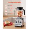 VEVOR Standmixer Smoothie Maker Blender 1600 W 2,5 L professioneller Mixer mit leistungsstarkem Motor, multifunktionaler Mixer zur Lebensmittelverarbeitung für Smoothies / Milchshakes / Säfte – Bild 3