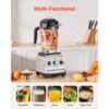 VEVOR Standmixer Smoothie Maker Blender 1600 W 2,5 L professioneller Mixer mit leistungsstarkem Motor, multifunktionaler Mixer zur Lebensmittelverarbeitung für Smoothies / Milchshakes / Säfte – Bild 4