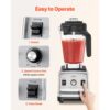 VEVOR Standmixer Smoothie Maker Blender 1600 W 2,5 L professioneller Mixer mit leistungsstarkem Motor, multifunktionaler Mixer zur Lebensmittelverarbeitung für Smoothies / Milchshakes / Säfte – Bild 5